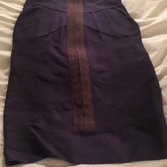 Herve Leger Bandage Dress sz S Purple. - Picture 5 of 8